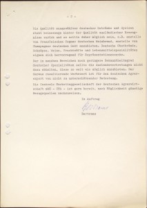 Bundeslandwirtschaftsministerium an Auswärtiges Amt, Seite 1 (PA AA, B 52, Bd. 162).